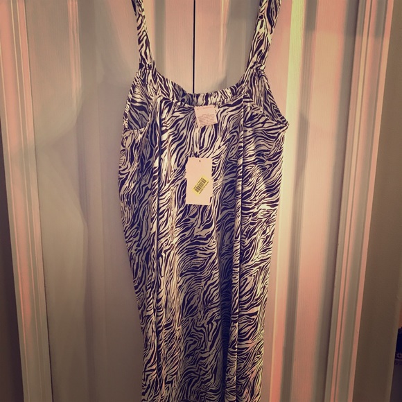 Satin zebra strip lingerie - Picture 2 of 2